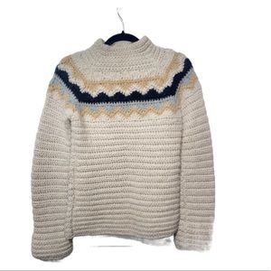J Crew Knit by Hand sweater